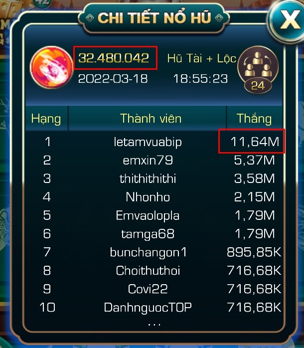 Game Bầu Cua Nổ Hũ Tài Lộc tại iWin Club