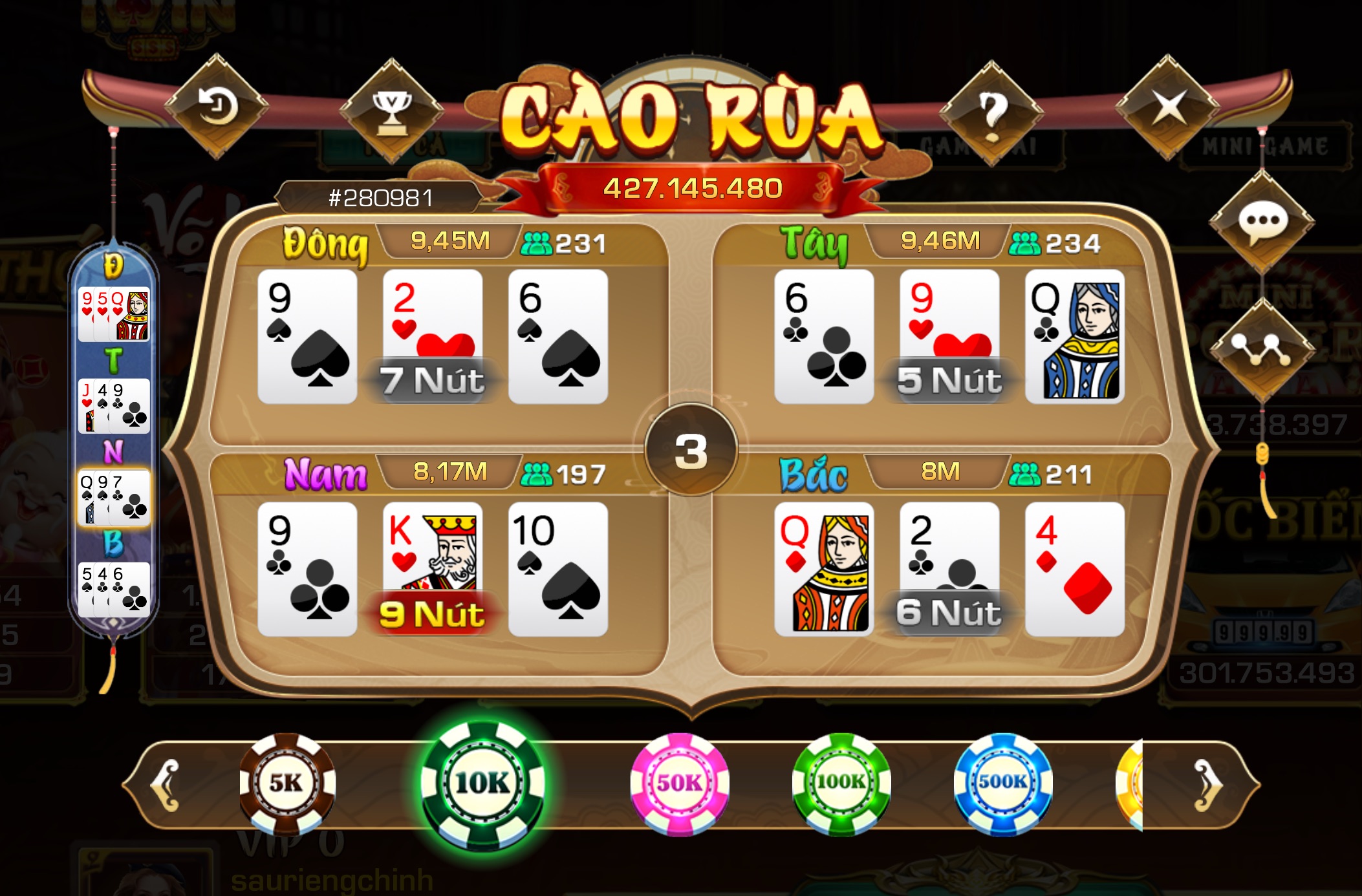 Mini game Cào Rùa Nổ Hũ tại iWin Club