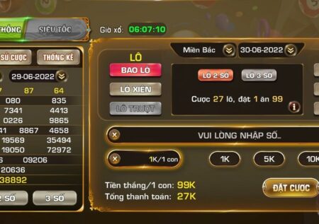 Lô đề 1 ăn 900 iWin Club