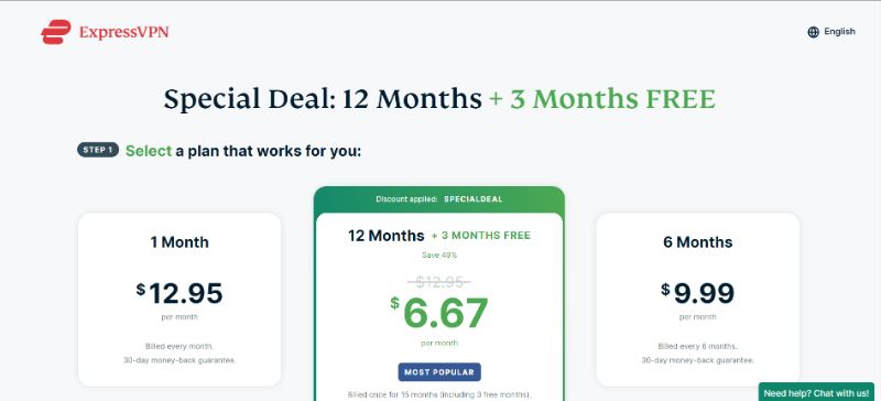 Lựa chọn các gói sử dụng