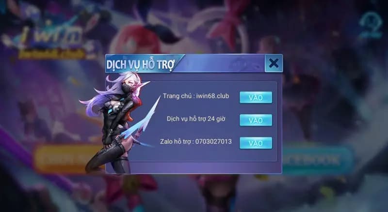 nhóm Zalo kéo Iwin Club